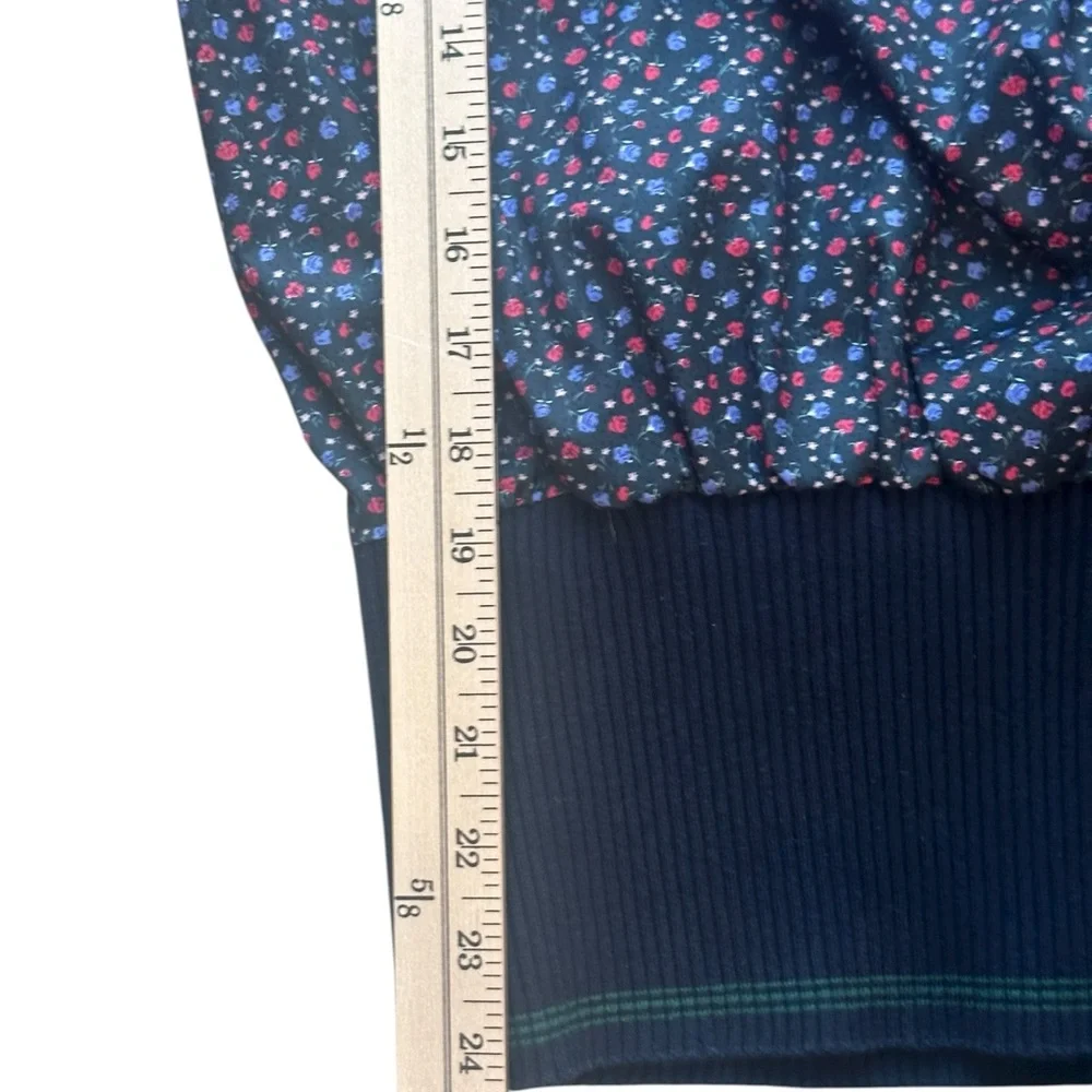 Jack + Avery‎ Floral Blouson Top Women’s Medium - Picture 2 of 6